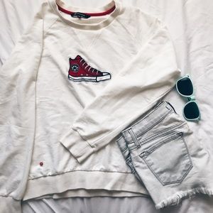 Converse Shoe Crewneck Sweater