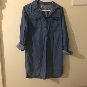 Jean dress with 2 front pockets