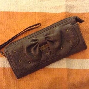 Jessica Simpson Faux Leather Clutch