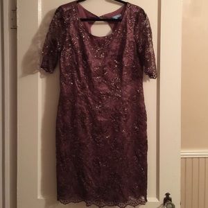 Antonio Melani Lace Keyhole Dress