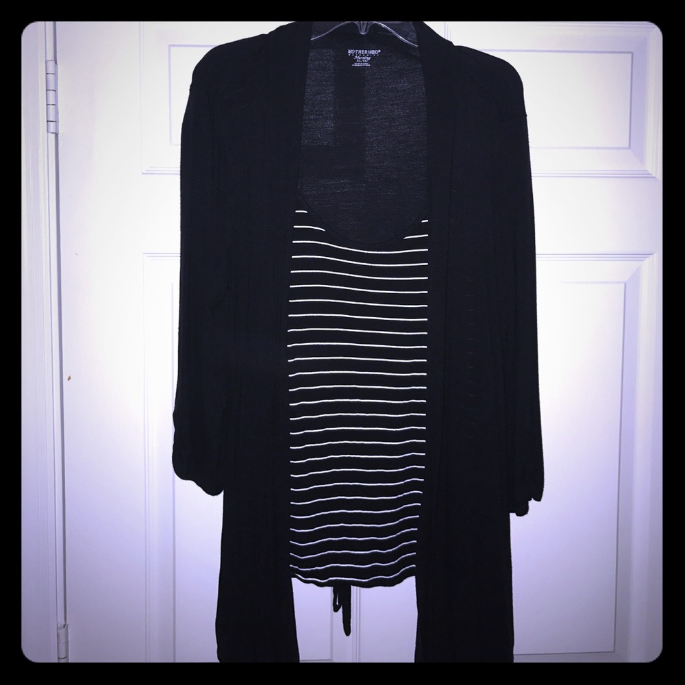 Striped Nursing Top