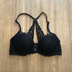 NWOT Victoria Secrets Black Lace Bra