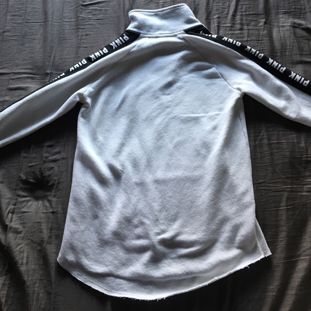PINK Victoria Secret White Sweatshirt - Picture 2 of 4