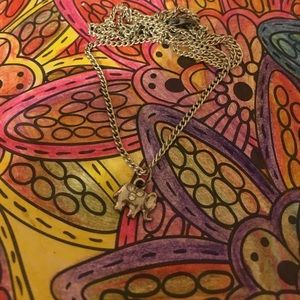 Tiny elephant necklace