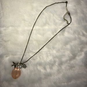 Short bronze necklace