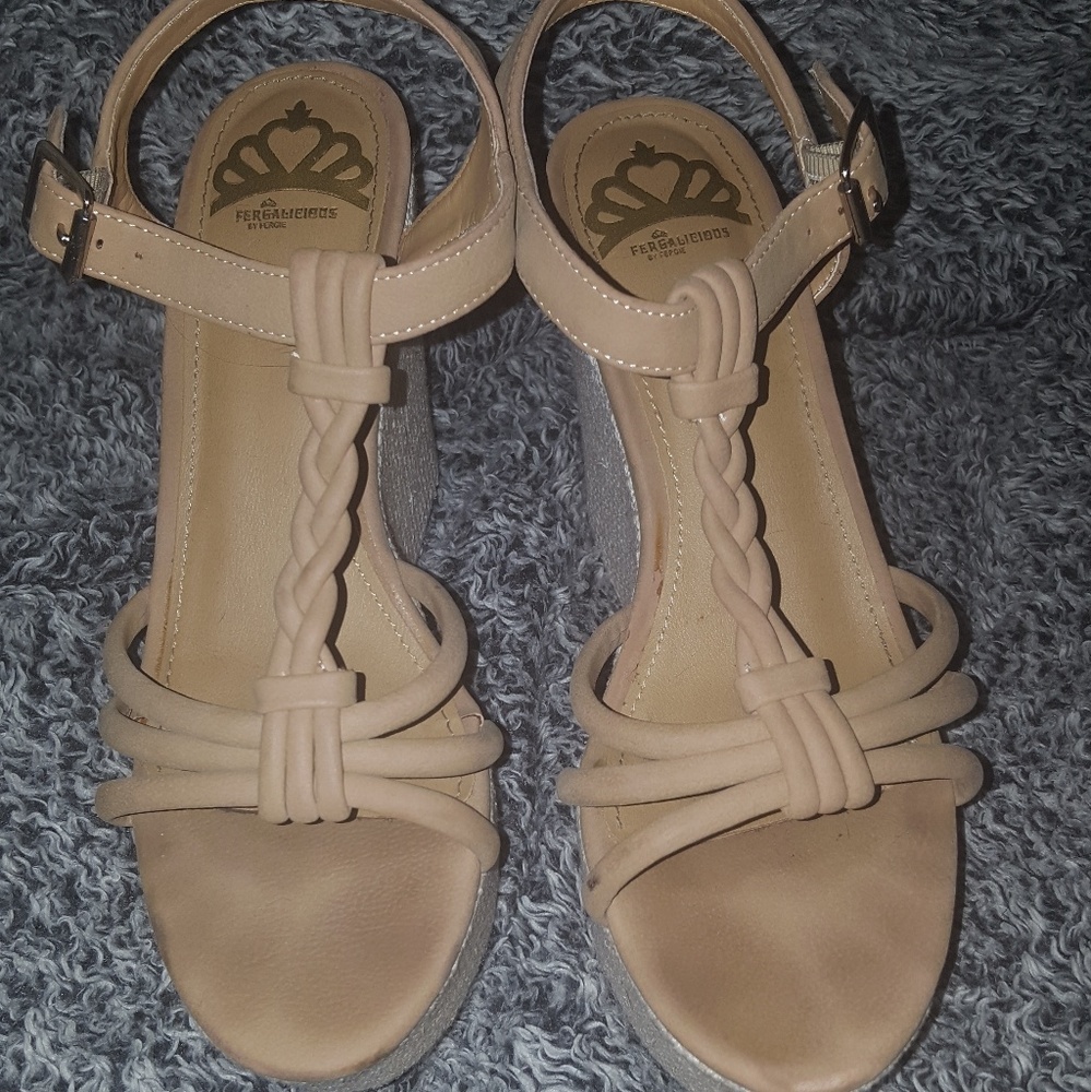 Tan wedges