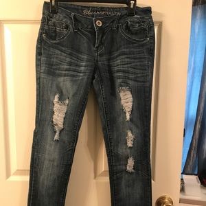 Blue asphalt jeans preowned size 7 regular