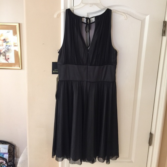Black / Grey color wedding or evening dress - Picture 2 of 3