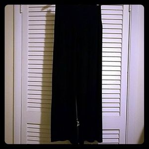 Black flare pants