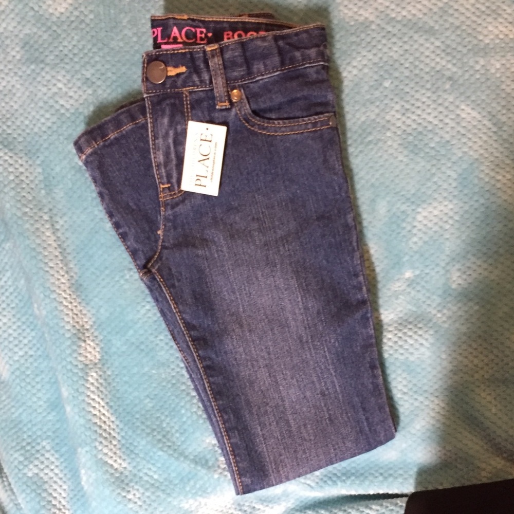 Children's Place Girls’ 6 & 6x/7 Slim Bootcut Jean