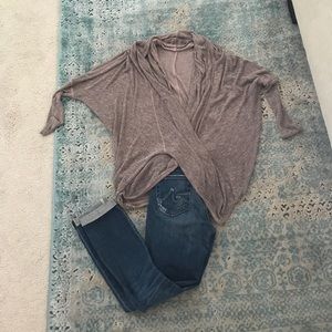 Free People cowl neck sweater. Sz. S