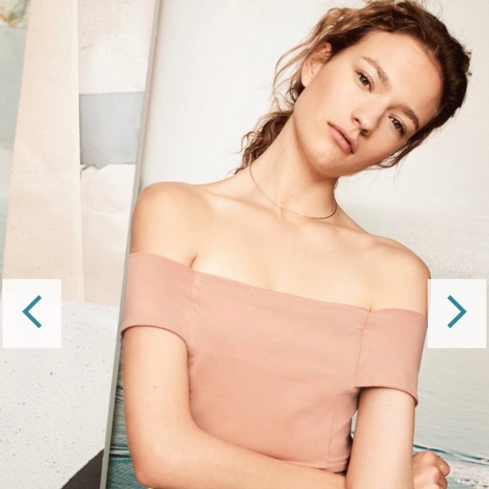 NWT Anthropologie Ponte Off-The-Shoulder Top