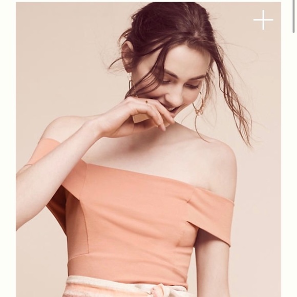 NWT Anthropologie Ponte Off-The-Shoulder Top - Picture 2 of 6