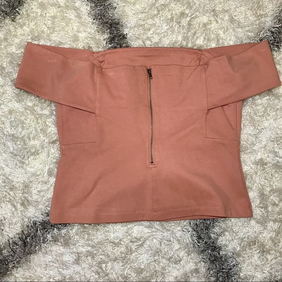 NWT Anthropologie Ponte Off-The-Shoulder Top - Picture 5 of 6