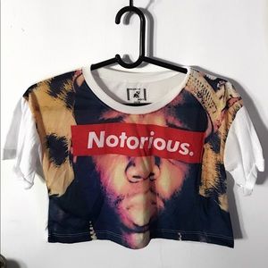 Notorious Biggie Crop Tee