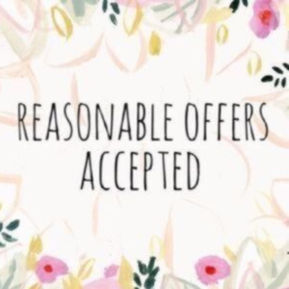 Willing to negotiate!