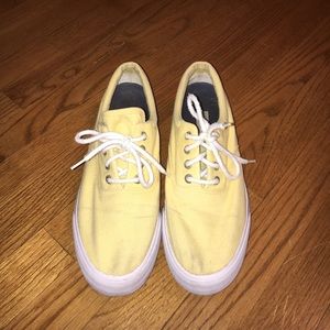 Talbots yellow sneakers size 11