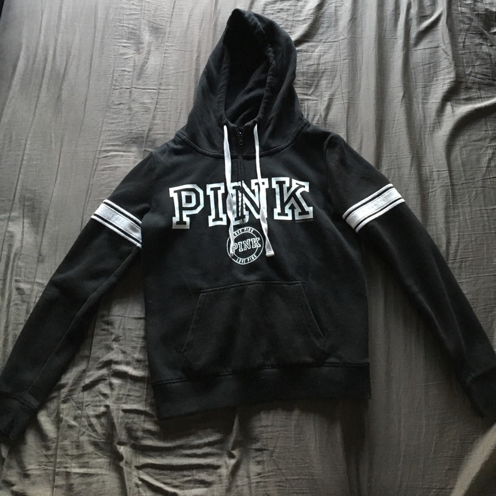 PINK Victoria's Secret Black Sweatshirt