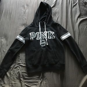 PINK Victoria's Secret Black Sweatshirt
