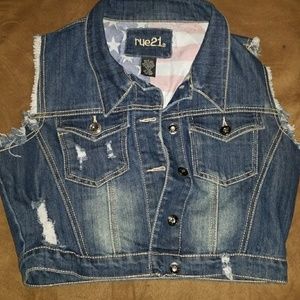 Denim vest