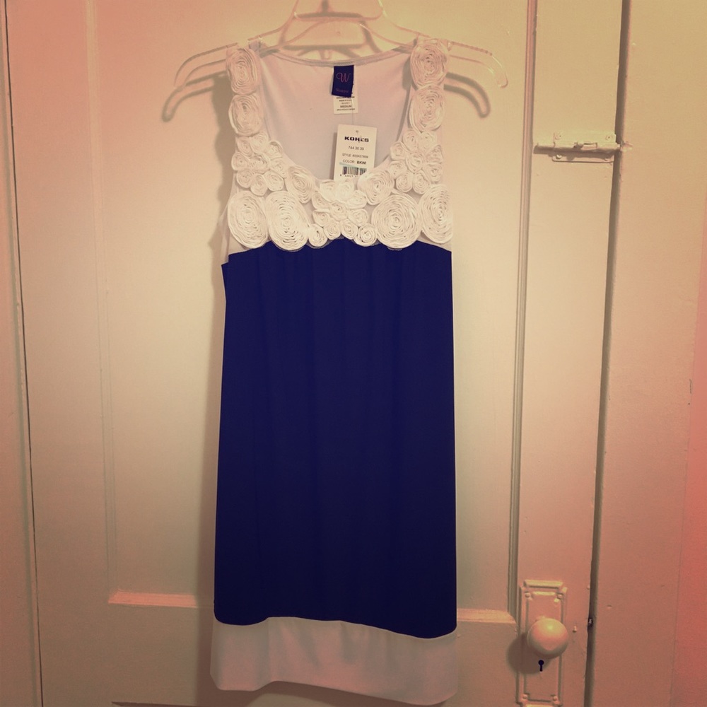 Black and White Semi-Formal Dress