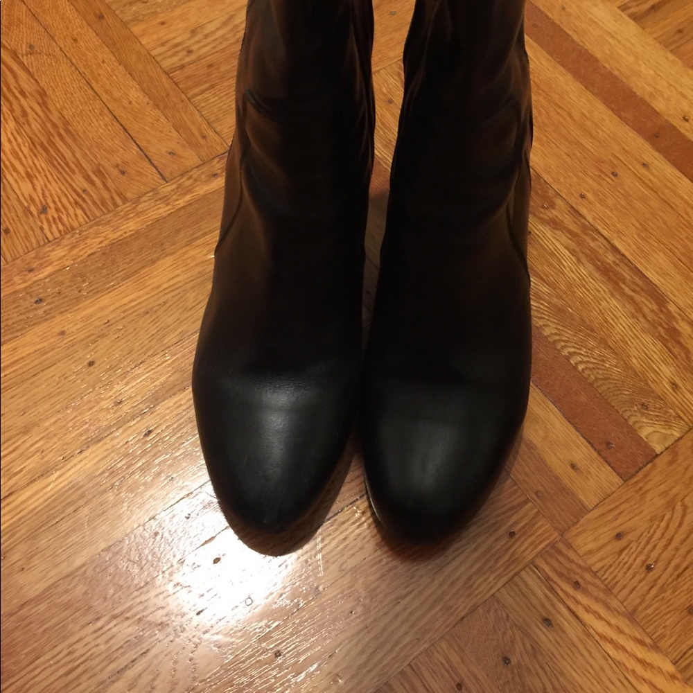 Over the knee leather upper boot - Picture 4 of 8