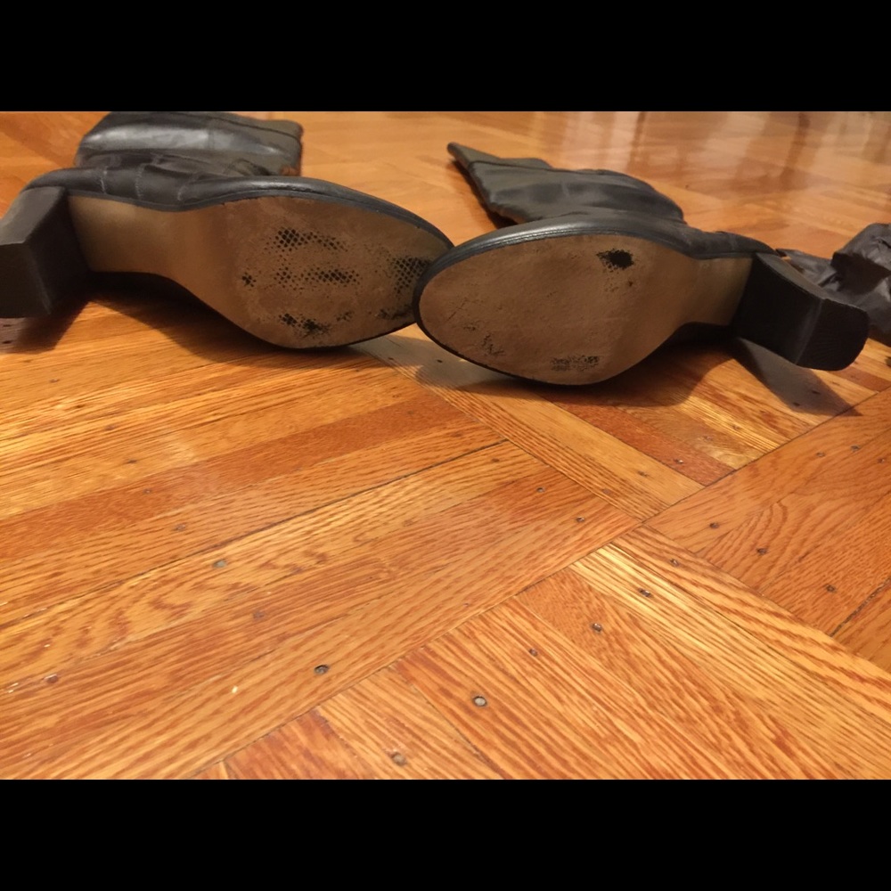 Over the knee leather upper boot - Picture 5 of 8