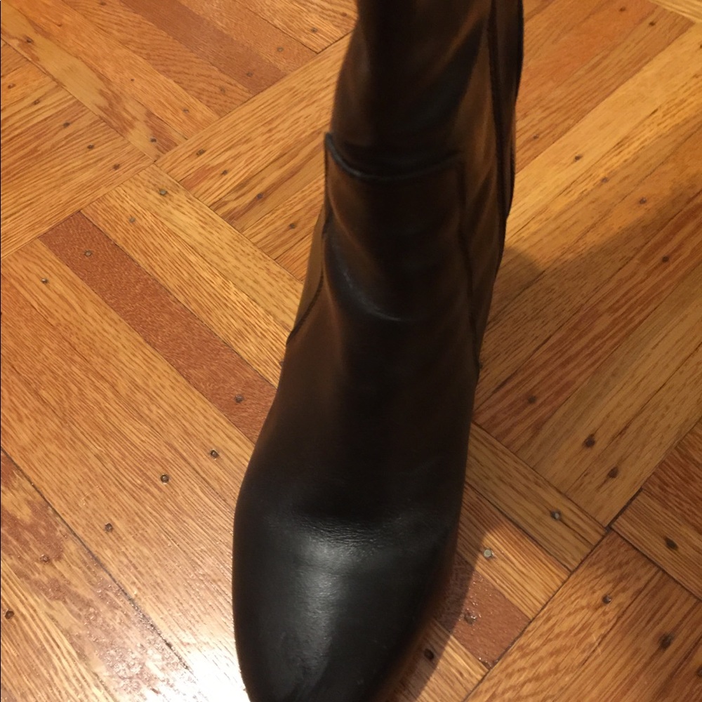 Over the knee leather upper boot - Picture 7 of 8