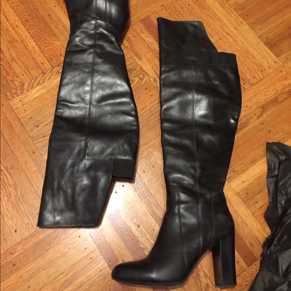 Over the knee leather upper boot - Picture 8 of 8