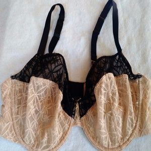 Lace Demi Bra by Cacique Lane Bryant 42DD