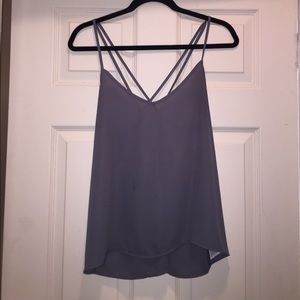 Gray Cross-back Hollister Shirt