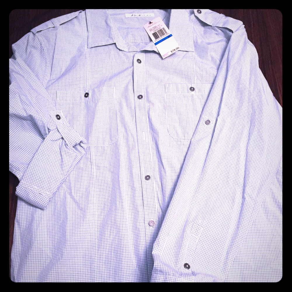 Kenneth Cole button down tags on never worn