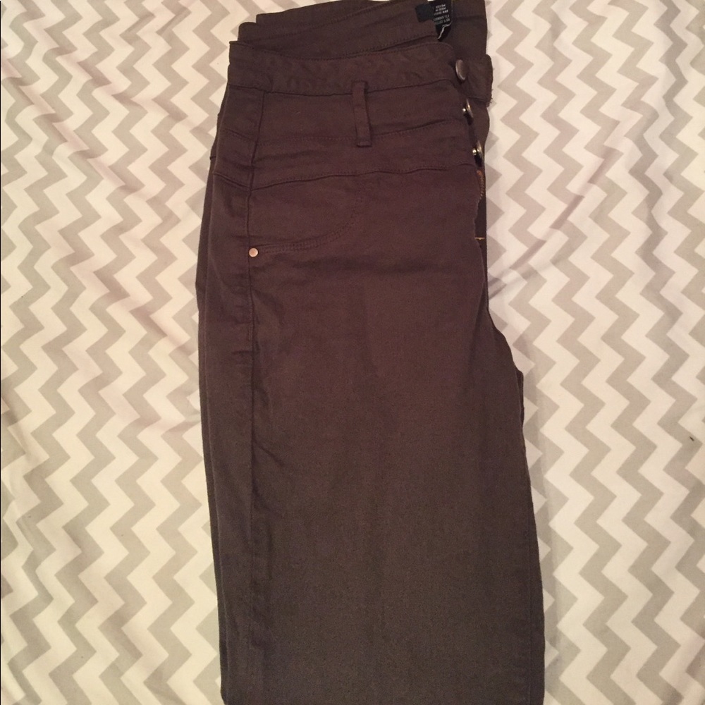 Dark green jeggings