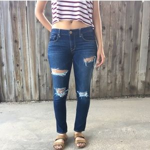 destroyed skinny jeans