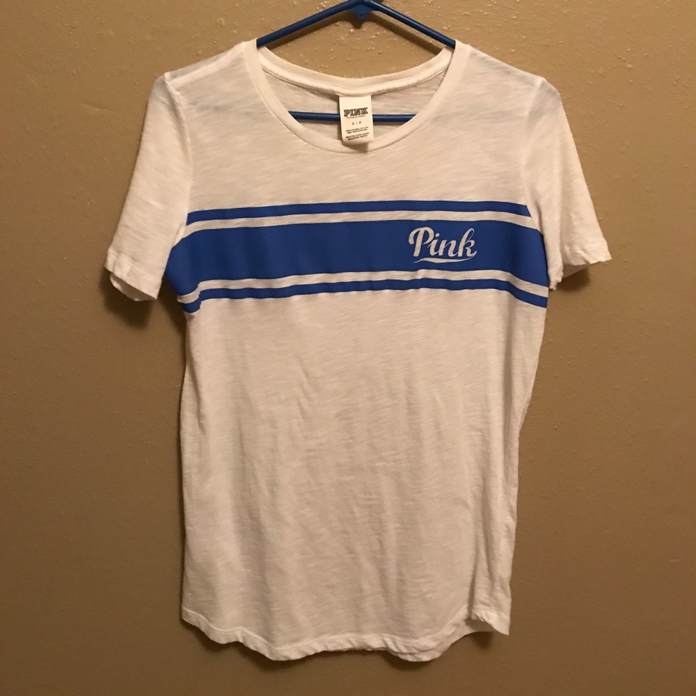 VS PINK Blue Strip Tee