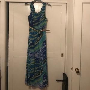Beautiful tropical Maxi Dress