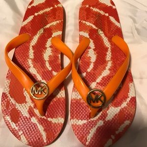Michael Kors Flip Flops- Size 7