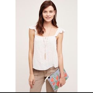 Saturday Sunday flutter sleeve tank