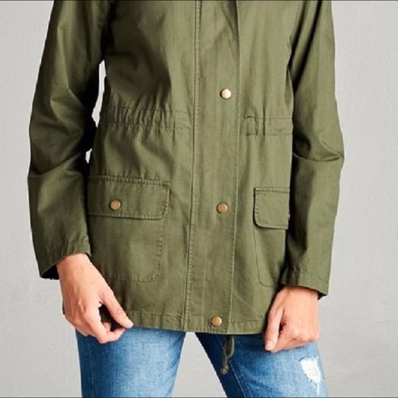 PLUS Hooded Utility Jacket - 2X - Picture 2 of 3