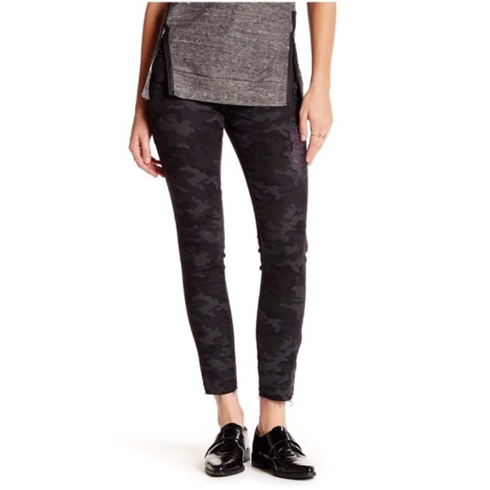 STSBLUE Alice ankle see thru soul camo jeans