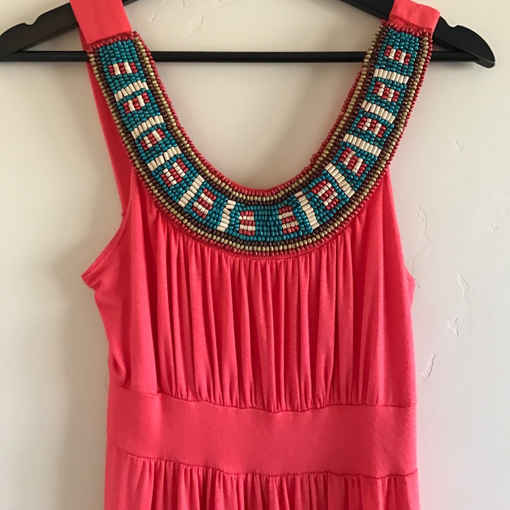 Coral dress