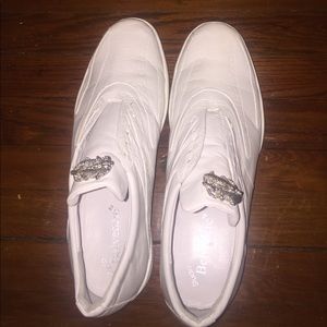 MUST GO White leather sneakers