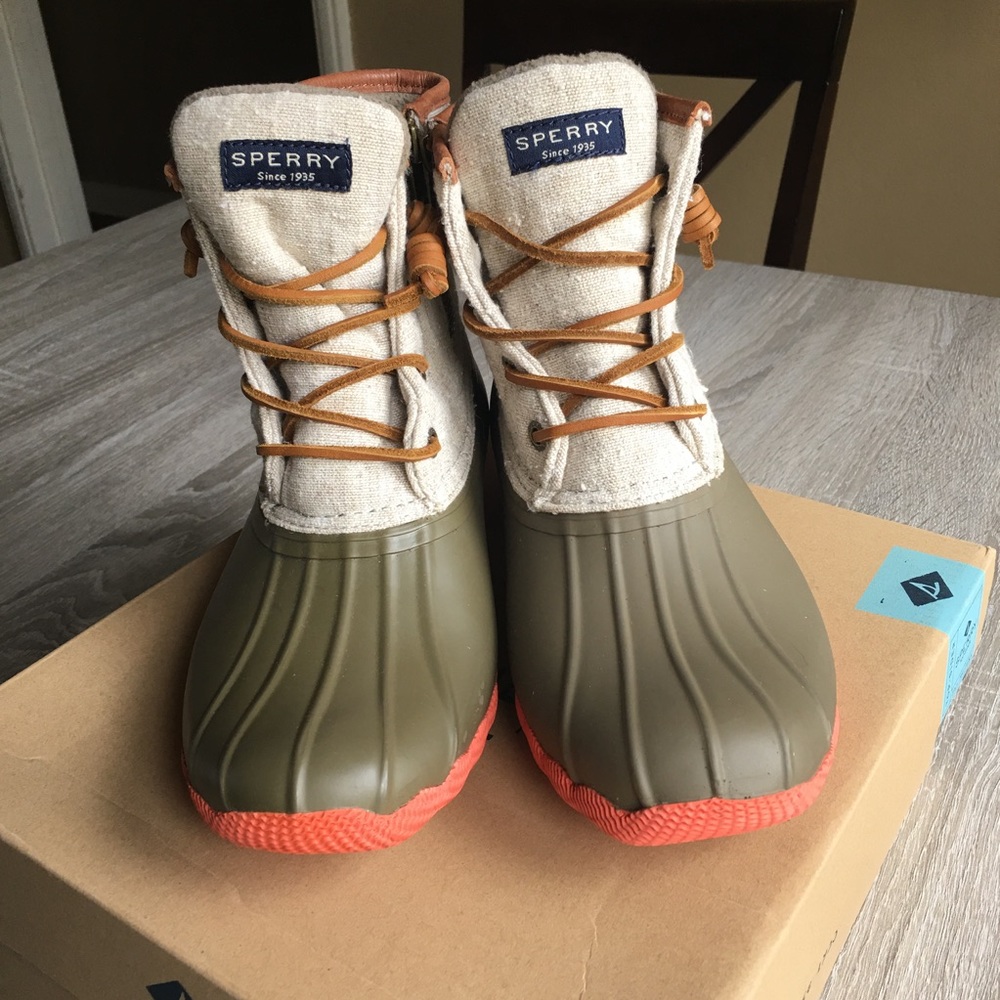 π SOLD!!!! Sperry Top Sider Rain Boots π - Picture 1 of 6