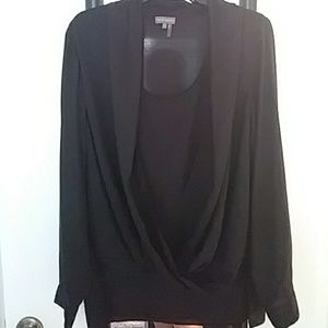 Vince Camuto Black Blouse
