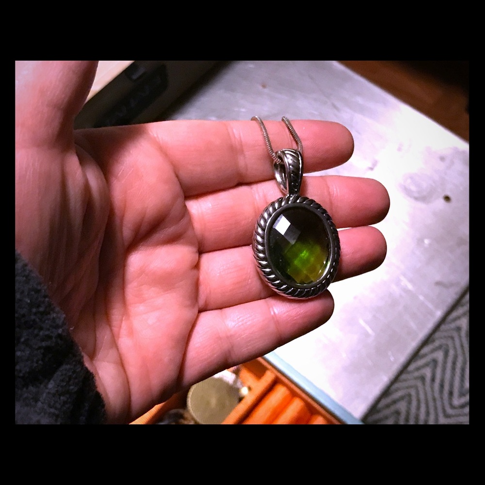 Vintage peridot necklace