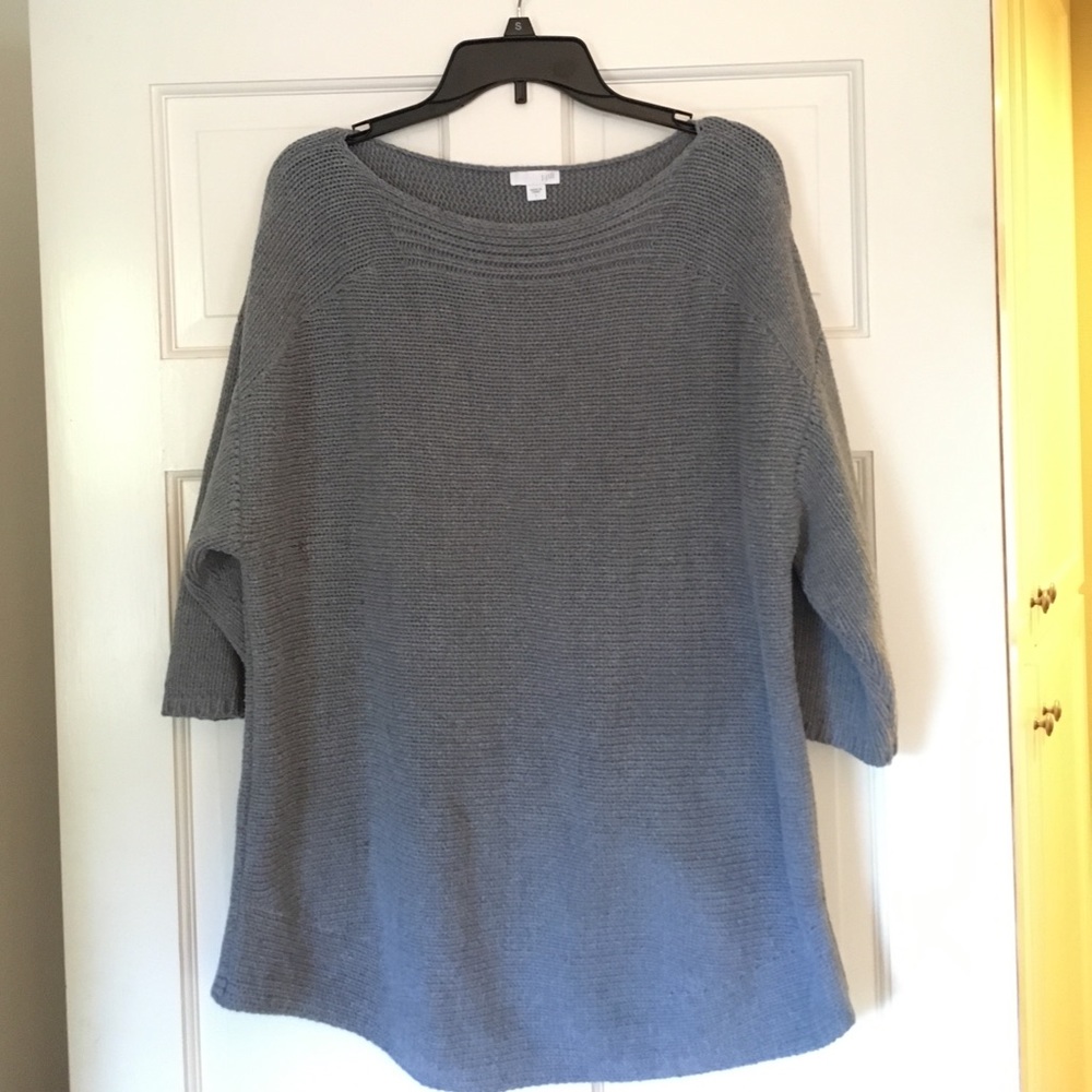 J. Jill soft gray sweater