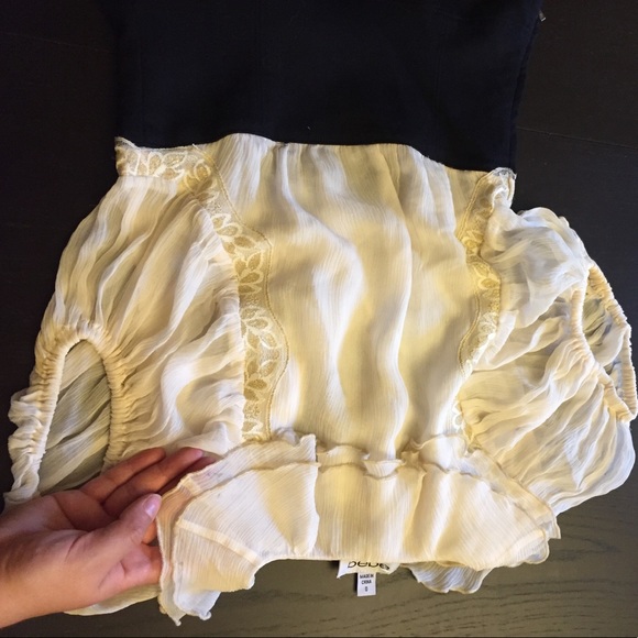 Pre owned Bebe dress (top is ivory blouse lace) - Picture 5 of 8