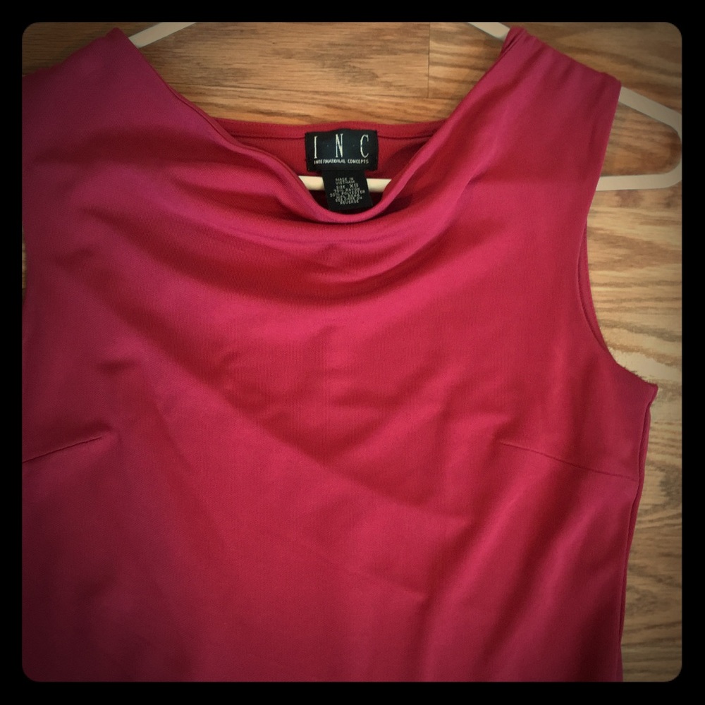 Inc. maroon dress NWT without tags