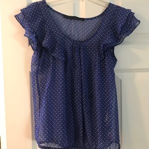 SOLD: Zara royal blue top. $6