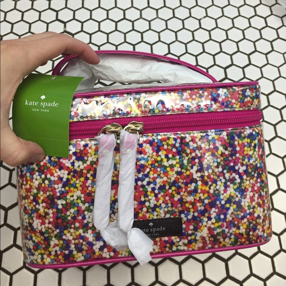 Kate Spade large cosmetic bag.